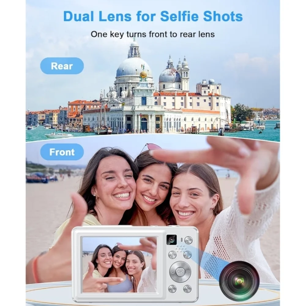4K Digital Camera White